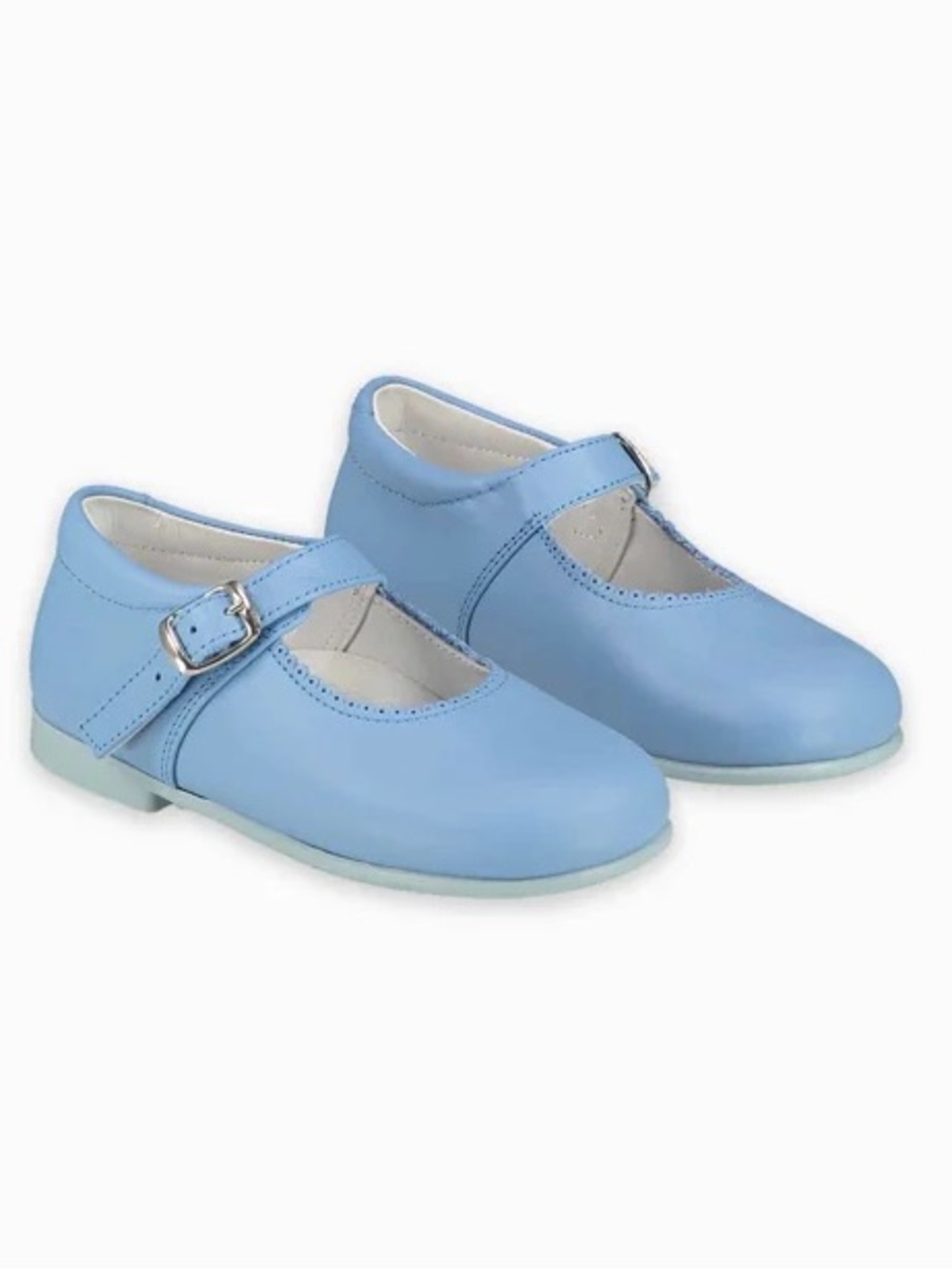 La Coqueta Blue Mary Jane Kids Shoes 25